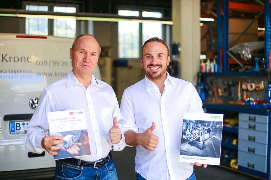 Individuelle Fahrzeugeinrichtungen für Handwerk & Service in Berlin mit dem Team von Hama